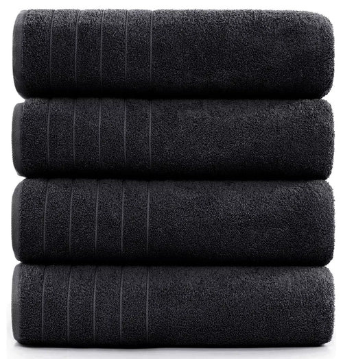 Close-up of stitching details on the edges of the cotton bath sheet